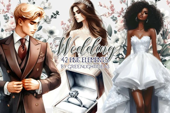 Download Watercolor Wedding Clipart, Bridal PNG - Wedding Collection
